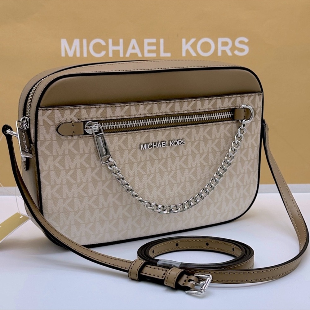 MICHAEL KORS Jet Set Lg Ombré Signature Logo EW Crossbody Body East West
Husk - Picture 15 of 16